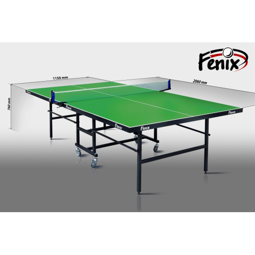 Теннисный стол  Феникс Junior green 206cm - фото №4